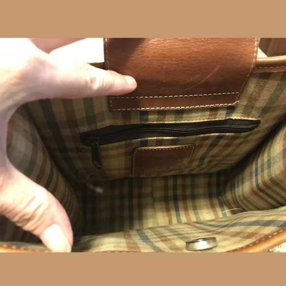 Brighton Vintage Tan Leather Handbag - Picture 7 of 8